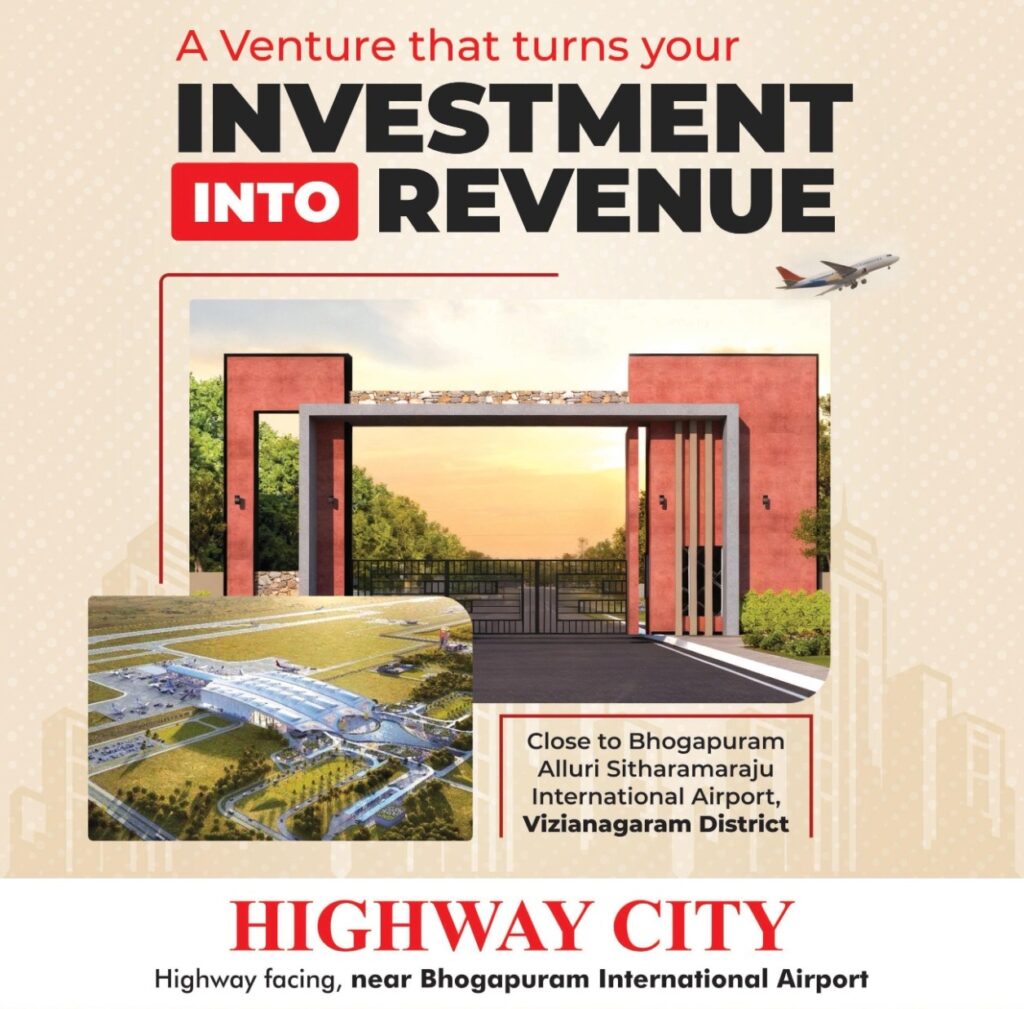 Highway City – Your Gateway to Bhogapuram’s Future